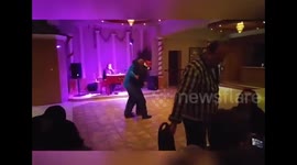 Newsflare Edit - Work Christmas party dancing fail