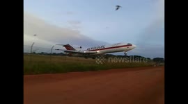 Cargo plane crashes in Colombia