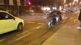 Bike towing a Bike with a row??
