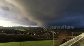 Timelapse of winter storm in Scotland
