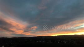 Scotish Sunset in timelapse