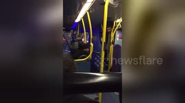 Row erupts on bus after driver allegedly asks passenger to stop listening to phone loudly