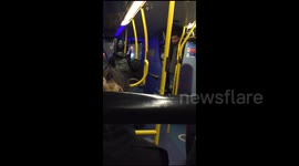 Row erupts on bus after driver allegedly asks passenger to stop listening to phone loudly