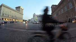 Time lapse video of Altare della Patria in Rome, Italy,