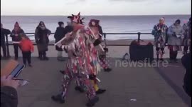 Grimsby Morris Men on Boxing Day tour