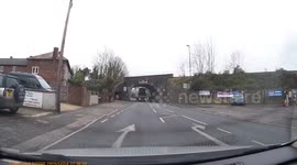 Lorry Hits Low Bridge