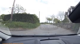 Cyclist Caught Short
