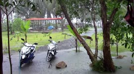 Flooded Resort in Koh Phangan, Thailand