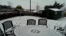 Snowfall on Boxing Day 2016
