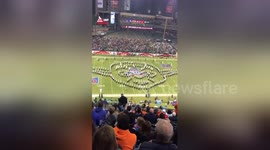 Marching band pay tribute to Carrie Fisher in Star Wars themed performance