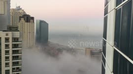 Dubai struck by severe fog | Flights cancelled