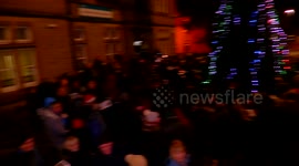 Christmas Tree Carol Singers In Leeds