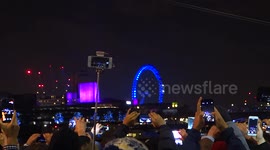 New year's eve in London, Midnight!