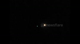 NSW Ambulance Service Helicopter making a night landing