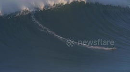 British Big Wave Surfer Has Lucky Escape