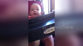 Newsflare Edit - Baby's laugh is so adorable!!!