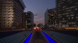 Timelapse: European Council and European Commission Brussels