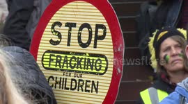 UK's largest anti Fracking protest