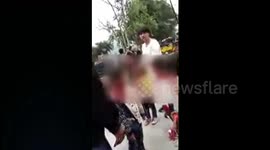 Knife-wielding man attacks 11 at Chinese kindergarten