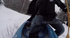 Winter kayaking... Only in Canada!