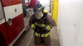How firefighters fit in tight spaces with your gear on!!