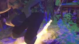 THE FULL MOON PARTY, THAILAND, HAADRIN, KOH PHANGAN - THE FIRE SKIPPING ROPE