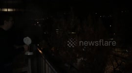 instant water freeze, minus 19 celzius, Skopje Macedonia