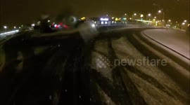 Cyclist Knocked Off Bike on Roundabout FR12 XCT (28/04/16)
