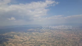 flying over Greece in 4k