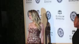 Amber Heard, Stevie Wonder and other celebrities arrive on the red carpet at The Art of Elysium 10th anniversary celebration, HEAVEN, at Red Studios  in Los Angeles, California. Kristen Bell, Camilla Belle, Ashlee Simpson