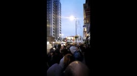 Overcrowding at Archway as people queue for buses