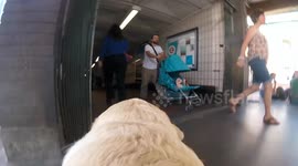 Kika Working At London Bridge Station