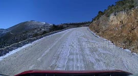 Ascent and Descent with new tyres Vredestein Quatrac 5 - Frozen Ground❄ Polymilos Kozani