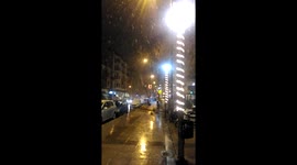 Snow in Athens for the first time since 40 years.