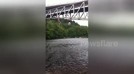 Newsflare Edit - Jamie and Jayson mclevy ,lost boys scene ,tombstoning scotland