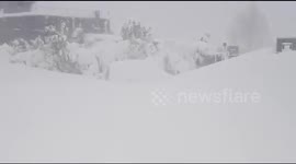 Parts of southern Italy buried in three metres of snow