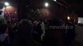 David Bowie fans sing in Brixton to mark first anniversary of his death