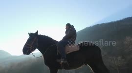 Riding horse