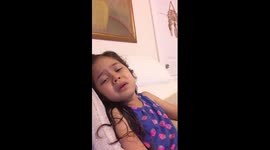 My 6 year old daughter reacts to obamas farewell
