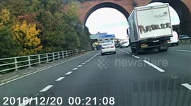 Ladders on motorway