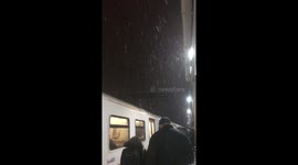 Snow at Walthamstow Central!
