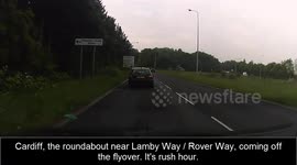 Dashcam Footage of Owen Fuels Cardiff driver - Bad Driving (SM65 JXZ)
