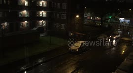 First snow in London