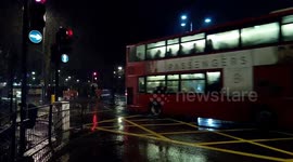 Snow arrives in London