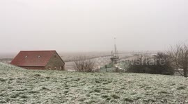 Snow from Mariners Hill, Blakeney, Norfolk