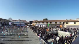 FLORENCE, ITALY - JANUARY 11 2017: The Pitti Immagine Uomo Fashion Show in Florence, Italy