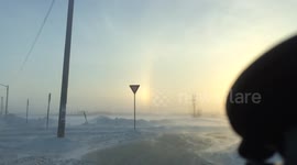 Beautiful Sun Dogs in Manitoba