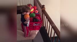 Newsflare Edit - Baby Calvin Basketball Phenom