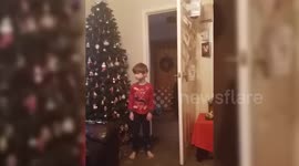 Watch the moment an autistic boy is reunited with his favourite toy monkey