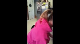 Woman reacts hilariously to finding out she's going to be a grandma
